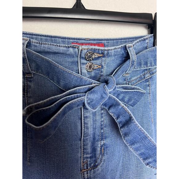 Guess Jeans Women's Skinny Denim Jeans Trousers with Tie Belt Size 30 - Picture 6 of 10